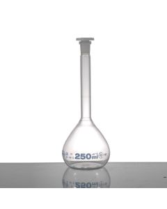 Glassco Volumetric Flask Class A, with batch certificate 10ml Borosilicate glass, Pack of 2