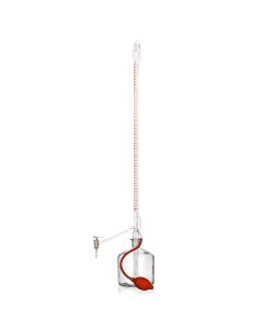Simax Titration Aparatus, glass stopcock and reservoir, 50ml, Pack of 2