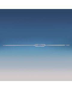 Academy Pipettes, bulb form, one mark, Class A, 5ml, Soda glass