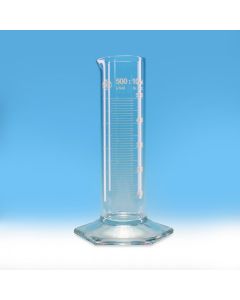 Simax Measuring Cylinder 250ml, Low Form, Class B, White Grad, Pack of 10