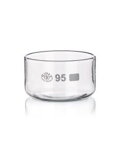 Simax Crystallising Dish, No Spout, OD:60mm, Borosilicate Glass, Simax, Pack of 10