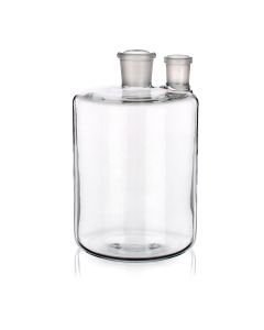 Simax Bottles, Woulff, two neck, 5000ml, Borosilicate glass, Pack of 3