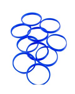 Simax Pouring Ring for 2070 bottle, Blue, Autoclavable to 140 Deg, Pack of 10