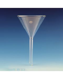 Simax Plain Funnel Short Stem 125mm Diameter Borosilicate Glass, Pack of 10