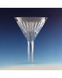Simax Funnel, Ribbed , short stem, Borosilicate glass, 138mm diameter, Pack of 6