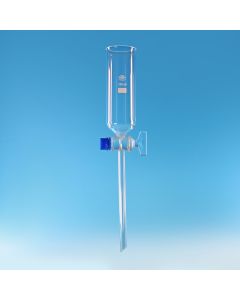 Simax Funnel Separatory Cylindrical Open top, 1000ml, Glass stopcock, Borosilicate glass, Pack of 2