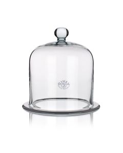 Simax Bell Jar with ground flange, knob type 150mm x 250mm Borosilicate glass, Pack of 2