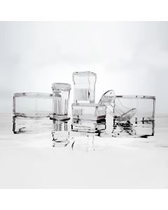 Academy Staining Jar, Hellendahl, Soda-Lime glass, 100mm x 58.8mm x 58.5mm, Pack of 10