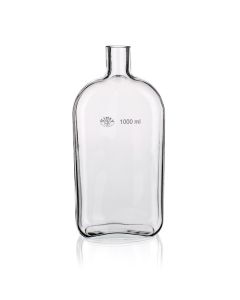 Simax Culture Flask, Side Neck 1000ml Borosilicate glass, Pack of 6