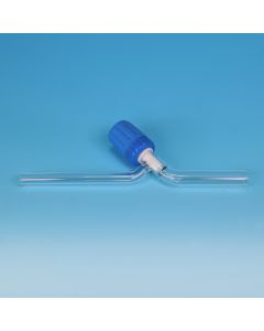 Glassco Stopcock, Straightbore, Rota flow stopcock, 3mm bore, Borosilicate glass