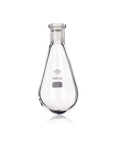 Simax Dropping Flask, 250ml, 14/23, Borosilicate glass, Pack of 32