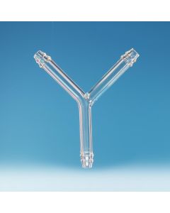 Glassco Adapter Y Shaped, 10mm, Borosilicate glass
