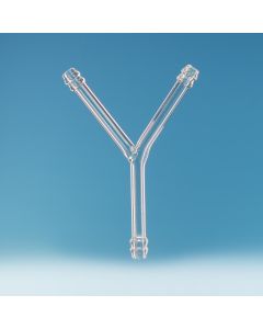 Glassco Adapter Y Shaped, 7mm, Borosilicate glass