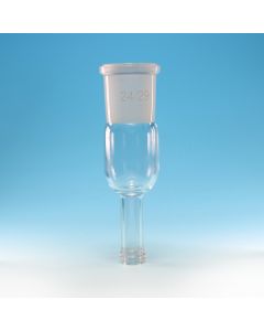 Glassco Adapters, Socket/Rubber tubing, Straight Connection, Borosilicate glass, Screwthread Connectors, 14/23