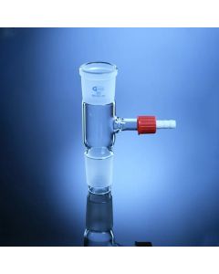 Glassco Adapters, Socket/Cone with T connection, Borosilicate glass, Screwthread connectors, 14/23, 14/23