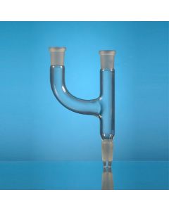 Glassco Adapter, Multiple neck, 2 Parallel, Borosilicate glass, Socket / Cone 24/29
