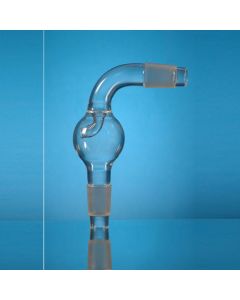 Glassco Adapters, Splash Head, Sloping, Borosilicate glass, Flask Cone 24/29, Condenser Cone 19/26