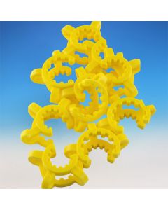 Glassco Plastic Joint Clip, B34, Orange, Pack of 10