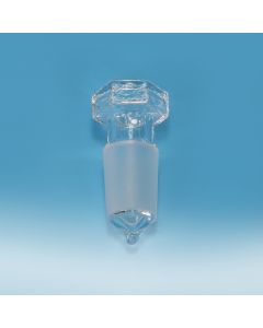 Glassco Stopper, Ends closed, With Tip, Borosilicate glass, 19/26, Pack of 10