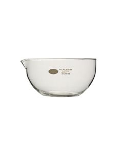Academy Evaporating Dish, 150mm, Flat Bottom , With Spout, Borosilicate Glass, Pack of 2