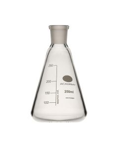 Academy Conical Flask, 100ml, Socket 14/23, Borosilicate Glass, Pack of 6
