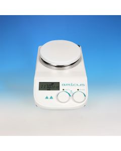 amicus Hotplate Magnetic Stirrer, L.C.D Display, Ceramic Coated Hotplate, Heating Temperature To 340Deg