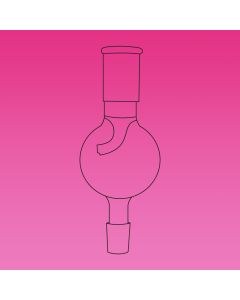 A Plus Adapter, Distilling Trap, 100ml, Socket 24/29, Cone 14/23