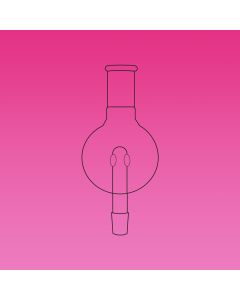 A Plus Adapter, Anti-Splash, With Fritted/Sintered Disc, 100ml, Socket 29/32, Cone 24/29