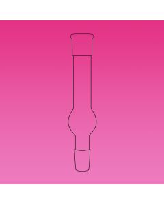 A Plus Adapter, Drying Tube, Straight, Socket 14/23, Cone 14/23