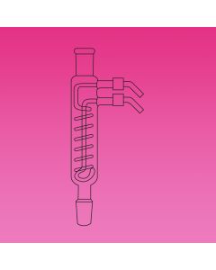 A Plus Condenser, Reflux, Removable Hose Connections, Jacket Height 225mm, Socket & Cone 29/32
