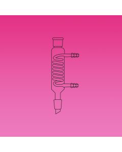 A Plus Condenser, Coiled, Jacket Length 400mm, Socket & Cone 24/29