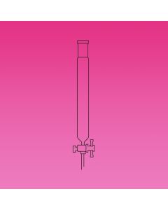 A Plus Chromatography Column, Heavy Wall, Effective Length 305mm, 32mm Od, 24/29, Ptfe Stopcock 2mm Bore