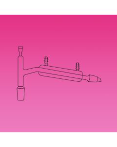 A Plus Distilling Head, Jacket Length 400mm, Thermometer Socket 10/18, Lower Cone 24/29