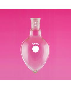A Plus Flask, Pear Shape, Single Neck, 50ml, 14/23