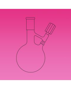 A Plus Schlenk Flask, Solvent Transfer/Storage, High Vacuum Valve 0-4mm, 1000ml, Socket 24/29