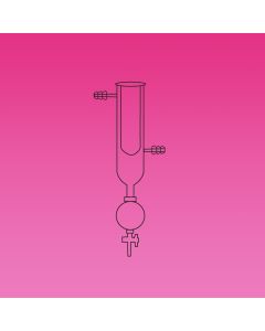 A Plus Vacuum Trap, Dewar, 250ml, 59X230, Glass Stopcock
