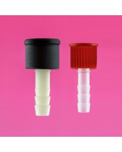 A Plus Removable Hose Connection, For GL Thread 18, #18 Nylon Cap With 9.5mm Hole