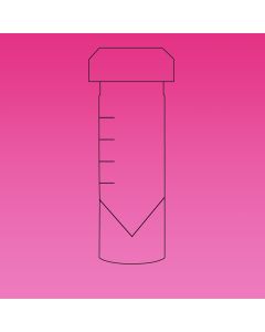 A Plus Microscale, Conical Reaction Vial, Heavy Wall, Graduated, Threaded, 5ml, Socket 14/10