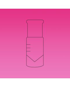 A Plus Microscale, Conical Reaction Vial, Graduated, 8ml, Socket 14/23