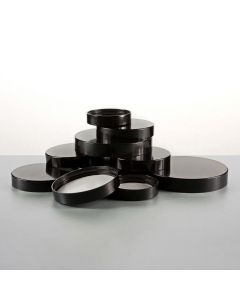 Academy Caps, Black Urea, Screw Thread R3/51 with EPE Liner, Pack of 100