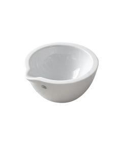 Jipo Mortar & Pestle Glazed Porcelain, 139mm diameter x 82mm Height, Pestle 42mm diameter x 175mm length