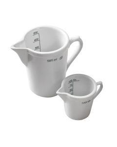 Jipo Porcelain measuring jug, 100ml, 71mm dia x 72mm, Pack of 10