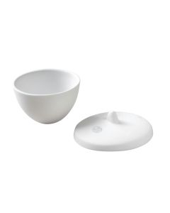 Jipo Swelling crucible, with lid, 19ml, Porcelain, Pack of 10
