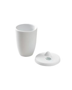 Jipo Crucible for the determination of volatile liquid, with lid, 22ml, Porcelain, Pack of 10