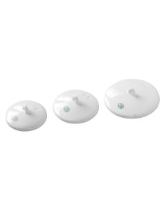 Jipo Crucible Lid, Porcelain, 40mm Internal dia, Pack of 5
