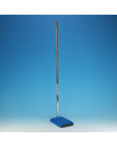 Academy Retort stand and rod, Cast Iron, Blue Finish, Base 115x75, Rod 500mm