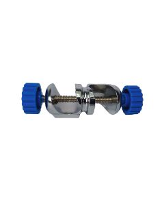 Bosshead, 15mm, Nickel Plated Finish Alloy, With Round Blue Screw Head