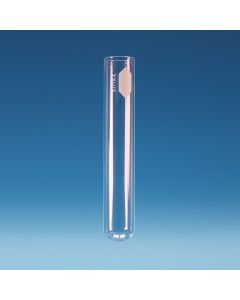 DWK Culture Tube, Rim Top, with marking spot, 25x250mm, KG-33 Borosilicate glass, Pack of 144