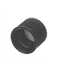 DWK Cap, Black Phenolic , White rubber liner, 15-415, Autoclavable, Pack of 300
