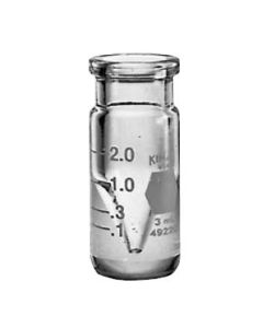 DWK Aluminium Seal Micro KG-33 borosilicate Glass Vial, CLEAR, 2ml, 21mm x 40mm, Graduated, Without closure, Pack of 12